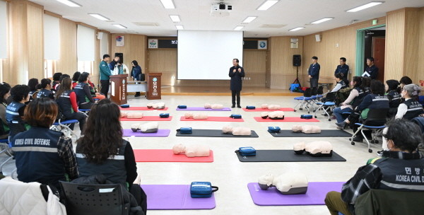 거창군 여성민방위기동대, 재난 대응 ...