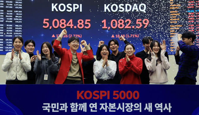 '파죽지세' 코스피 5...