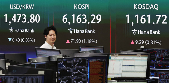 코스피, '종전 재협상' 기대에 6160선 돌파… 기술주 훈풍