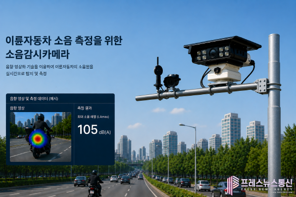 경기도, 전국 최초 이륜차 소음감시카메라 도입…성남·의정부에서 7월 시범운영