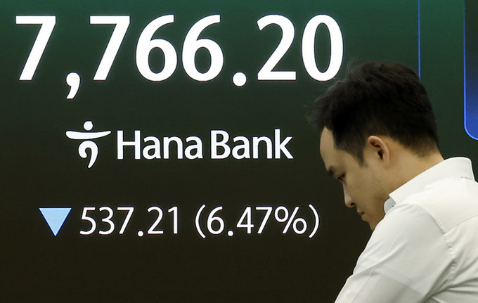 코스피, 5% 급락에 매도사이드카 발동… 8000선 붕괴