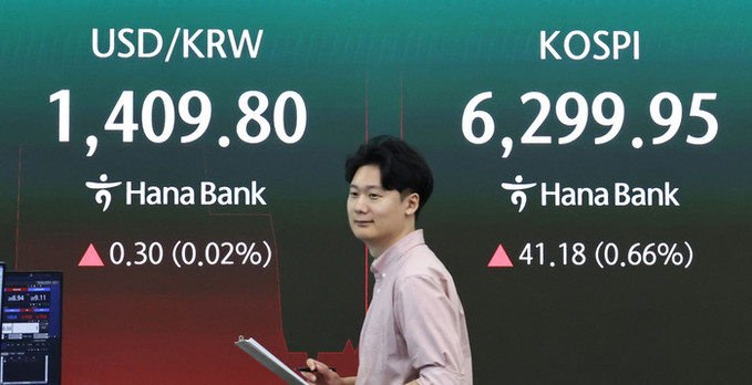코스닥 4%대 질주에 '매수 사이드카'… 코스피 6320선 반등
