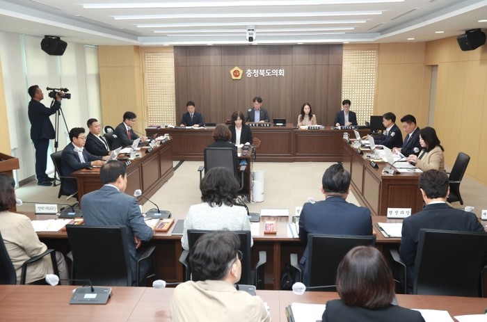 충청북도의회, 교육위 의원발의 조례안...