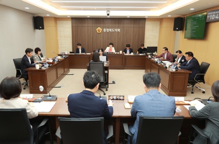 충청북도의회 산업경제위, 사무위탁 시...
