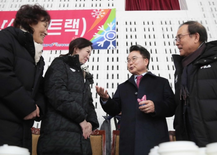 춘천 송암서 전국동계체전 쇼트트랙 사...