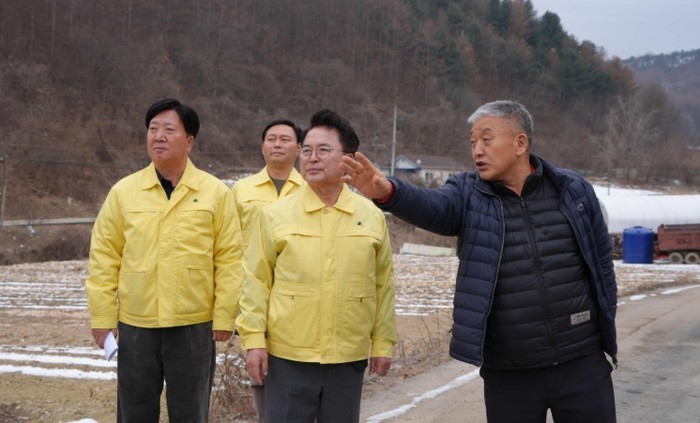 육동한 춘천시장, 춘천 지역 양돈농가...