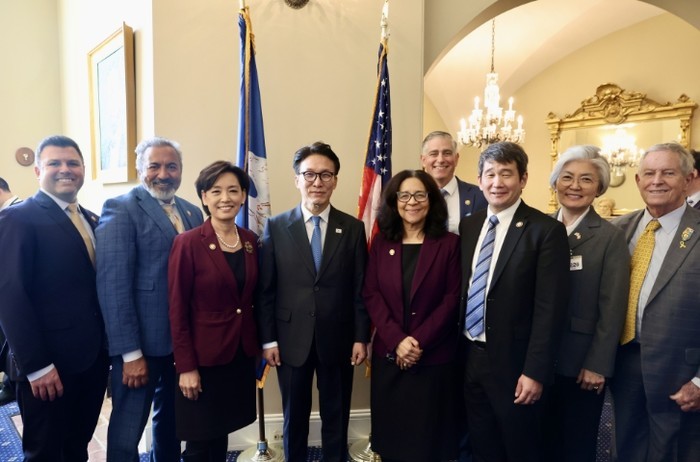 김민석 국무총리, 美 하원의원, 청...